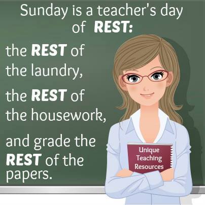 teachers rest